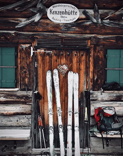Kenzenhütte Ski WInter Kenzenhütte Skitour