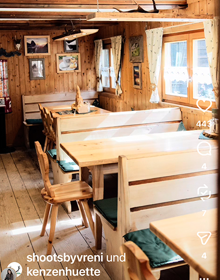 Innenraum Kenzenhütte